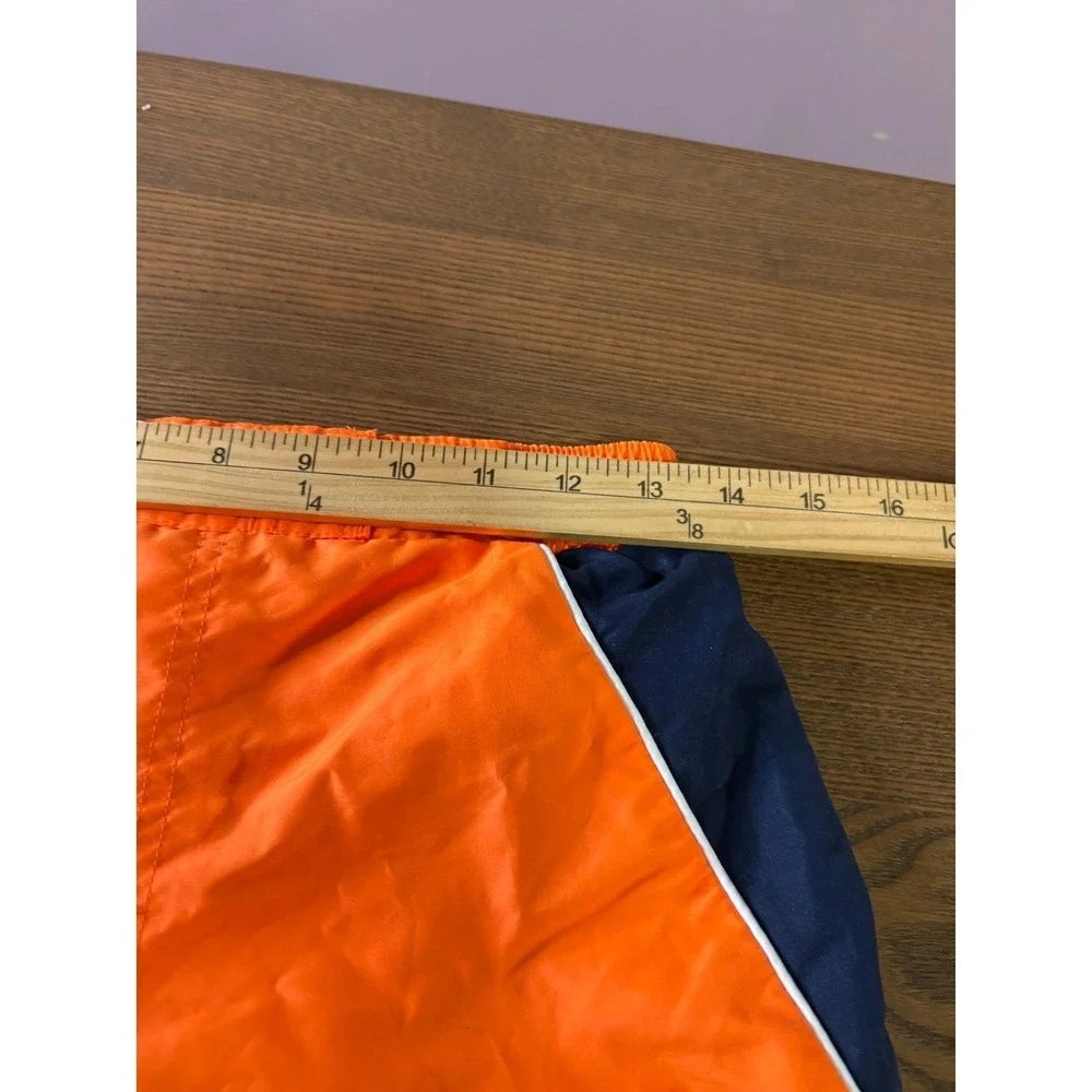 Op Swim Trunks Kids‎ XL 14-16 Orange Blue Striped Excellent Cargo Pocket Shorts